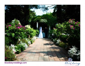 garden wedding ceremony