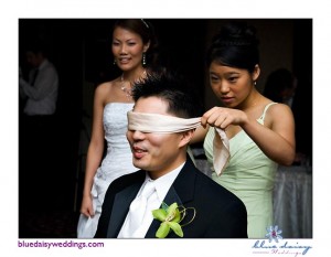 wedding games with bride and groom