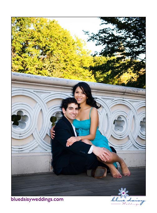 Central Park fall engagement session in New York City