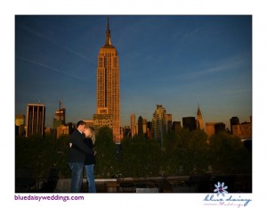 Empire State Building engagement session