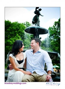 Central Park summer engagement session in Manhattan, New York City