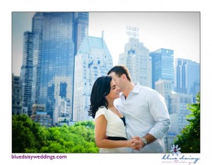 Central Park summer engagement session in Manhattan, New York City