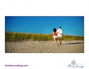 Robert Moses beach summer engagement session on Long Island, New York