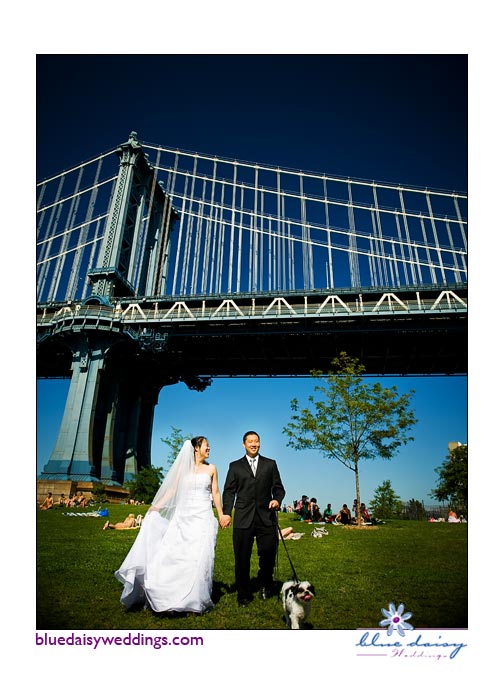 After wedding portraits in DUMBO, Brooklyn