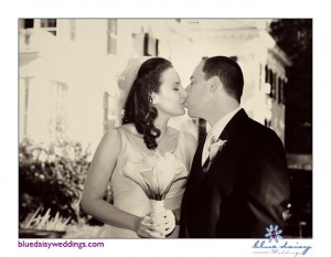 Candlelit wedding ceremony at the Mansion at Bretton Woods in New Jersey