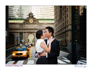 Grand Central Terminal, Park Avenue NYC engagement portraits