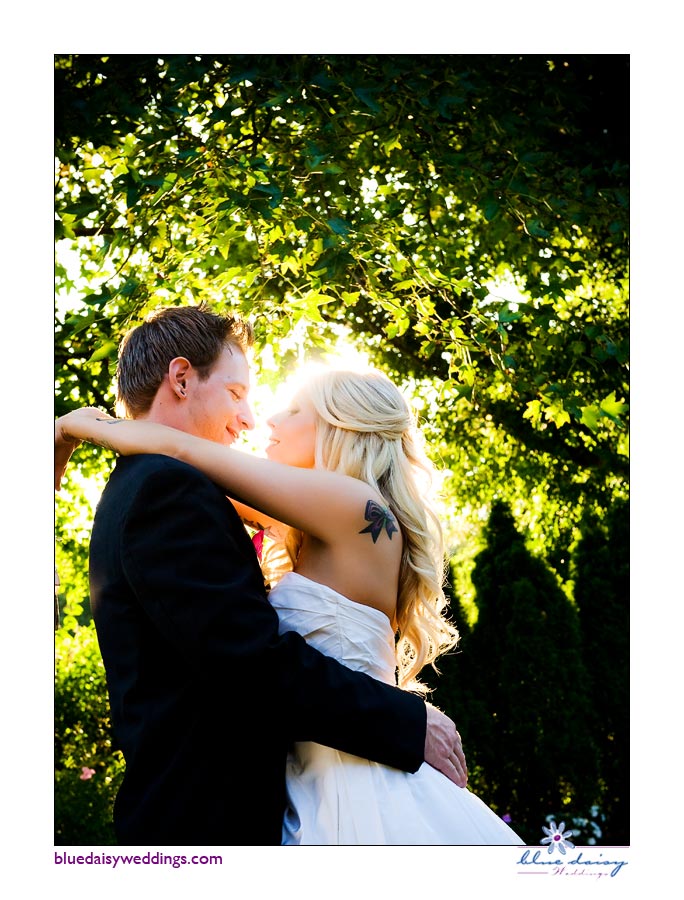 married couple after wedding portraits