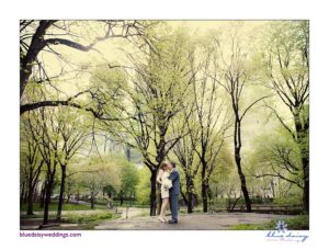 Central Park wedding portraits