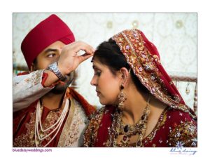 Sikh Indian wedding ceremony