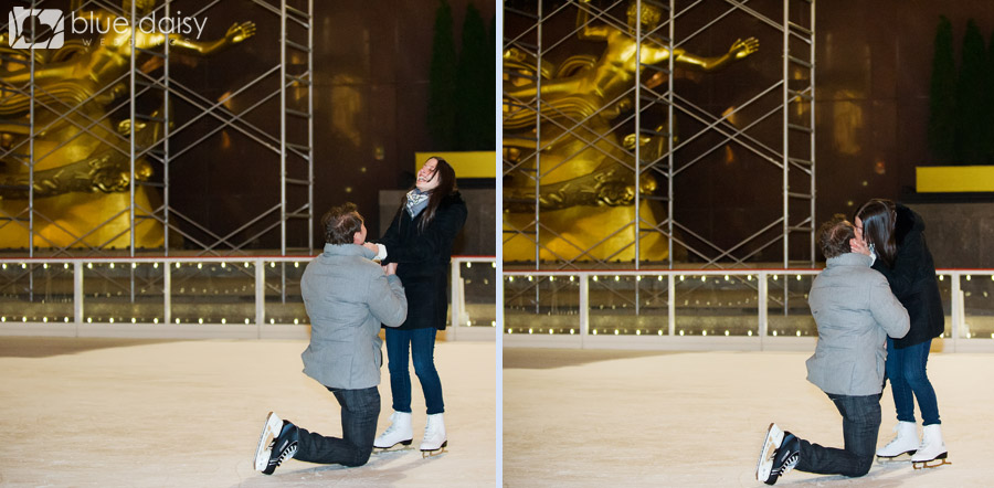 surprise marriage proposal on ice