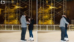 NYC ice rink surprise marriage proposal