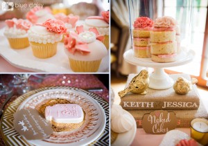 wedding pastries and decorations