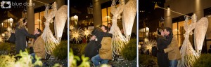 Christmas proposal at Rockefeller Center NYC