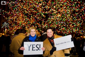 She said Yes! proposal sign