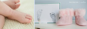 newborn feet closeup