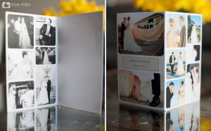 photo collage wedding card