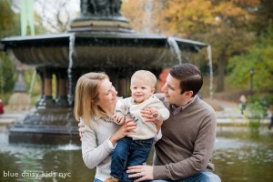 family portraits at Bethesda Terrace in Central Park