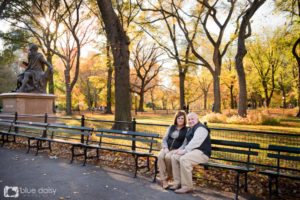 Poets walk Central Park NYC couple's session