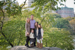 Bow Bridge, Central Park family portraits